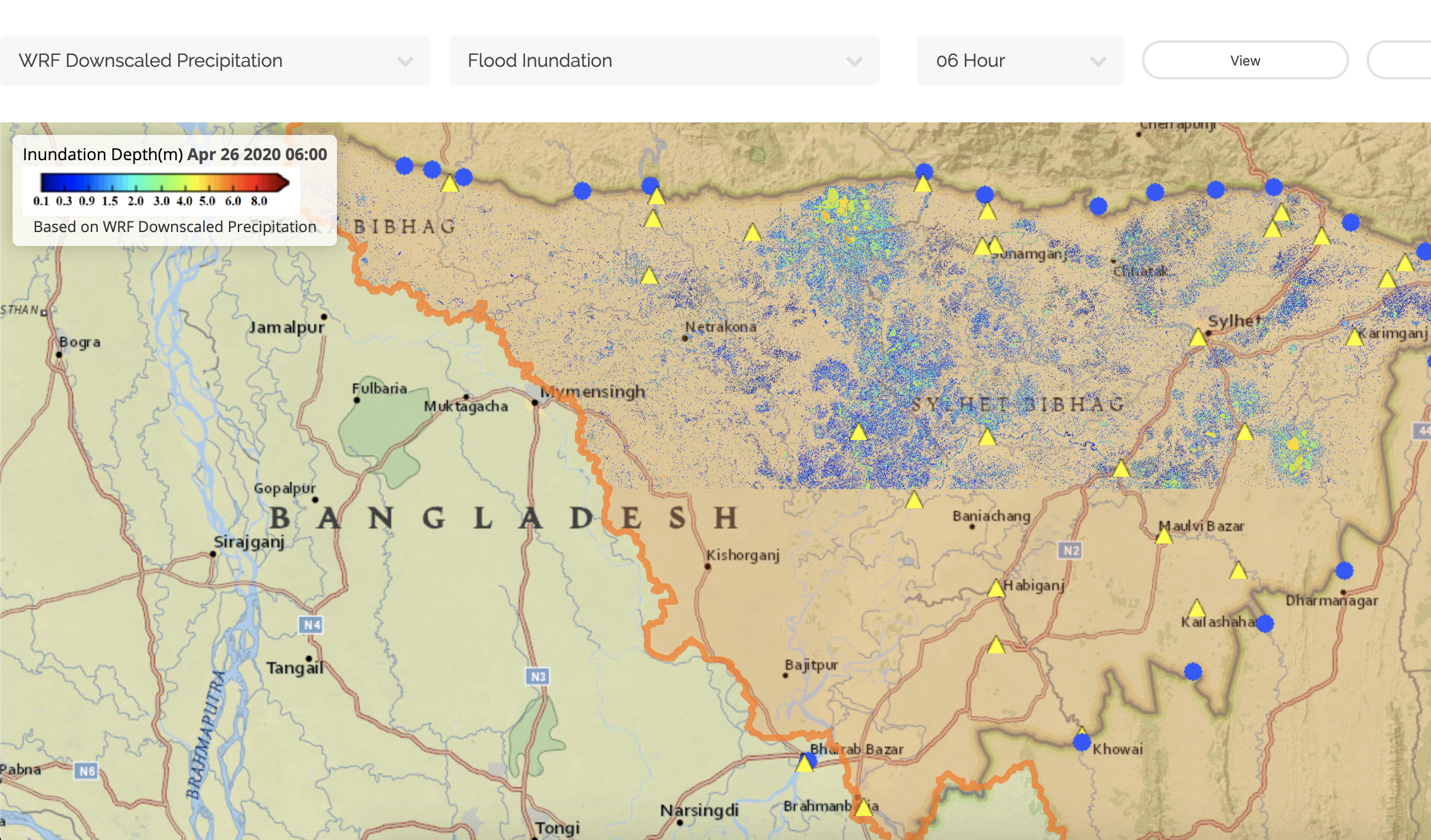 BWDB Flash Flood Forecasting