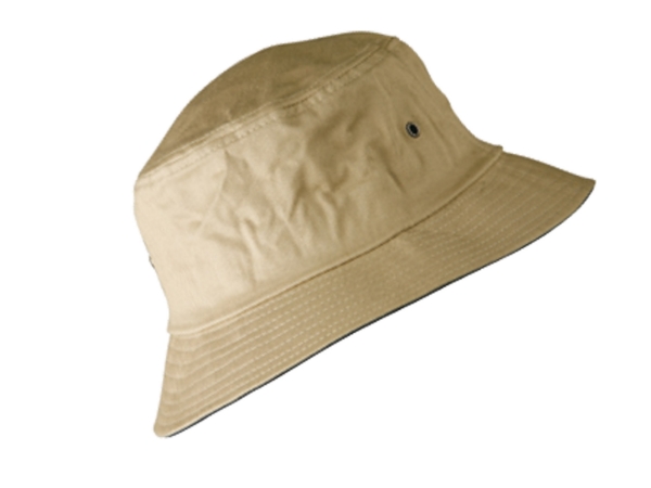 Enzyme washed with contrasting underbrim bucket hat