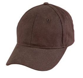 Heavy brushed coton cap with buckle