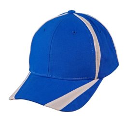 Brushed cotton twill baseball cap with