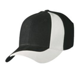 Brushed Cotton Twill Baseball cap with contrast stripe