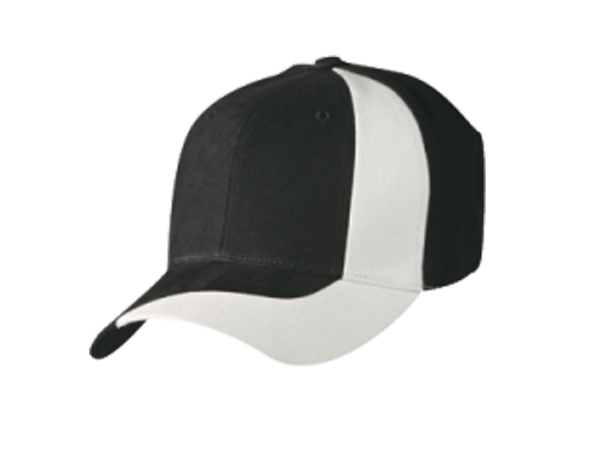 Brushed Cotton Twill Baseball cap with contrast stripe