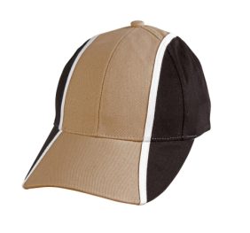 Heavy brushed cotton tri-colour baseball cap