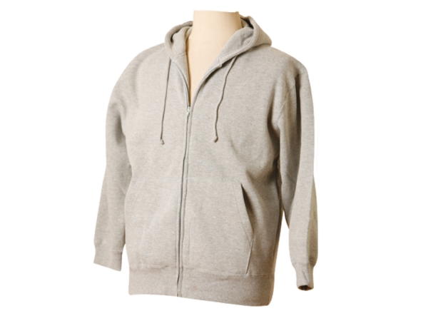 Full zip fleecy hoodie