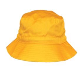 Bucket hat with toggle