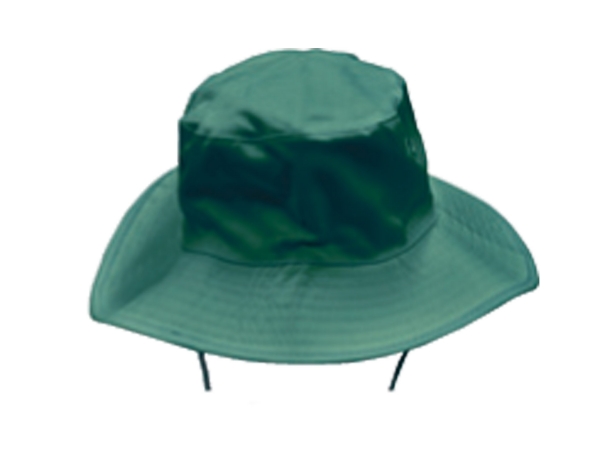 Surf hat with breakaway clip on chin strap