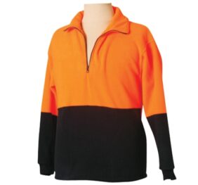 Hi-Vis half zip pullover