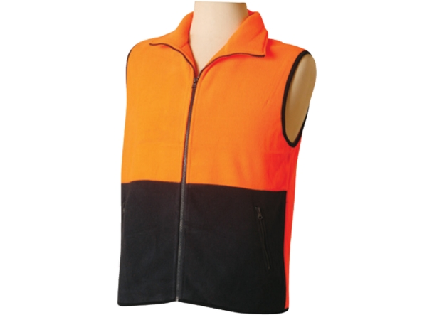 High visibility two town vest