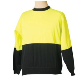 Hi-Vis two tone crew neck windcheater