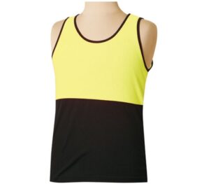 High visibility TruDry mesh knit safety singlet