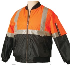 High visibiliy two tone flying jacket with 3M reflective tapes