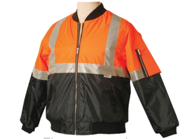 High visibiliy two tone flying jacket with 3M reflective tapes