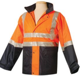 High visibility two tone jacket with 3M reflective tapes