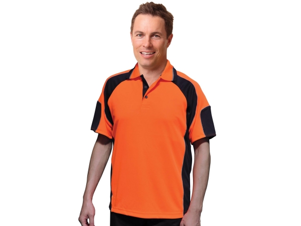 CoolDry Hi-Vis polo with underarms mesh