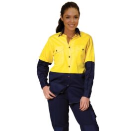 Long sleeve safety shirt