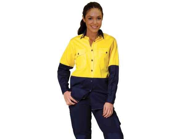 Long sleeve safety shirt