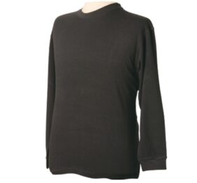 100% Cotton Crew  Neck Long Sleeve Tee Shirt