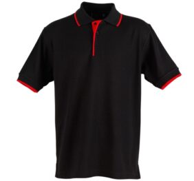 Contrast Pique Short Sleeve Polo