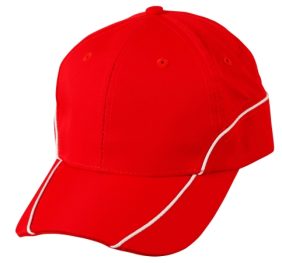 Nylon ripstop peak cap with polyester mesh lining