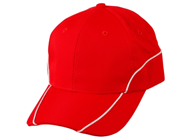 Nylon ripstop peak cap with polyester mesh lining