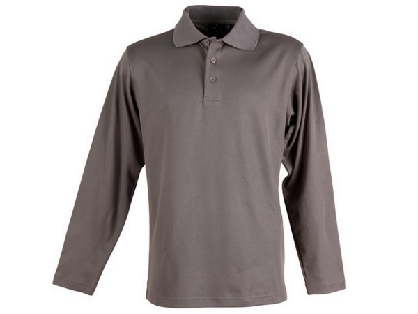 Cotton Back TrueDry Long Sleeves Polo