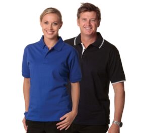 Tipped Cotton Jersey Polo