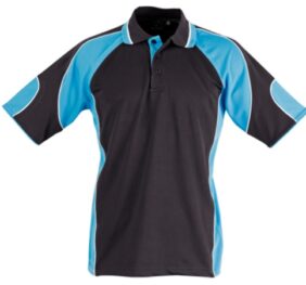 CoolDry Contrast Polo with Sleeve Panels