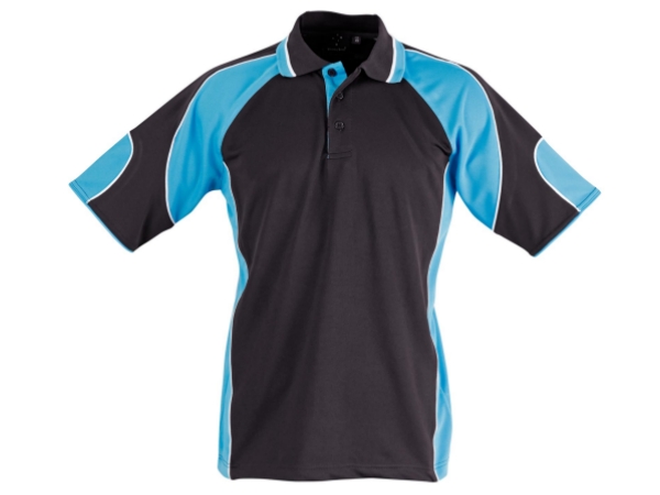 CoolDry Contrast Polo with Sleeve Panels